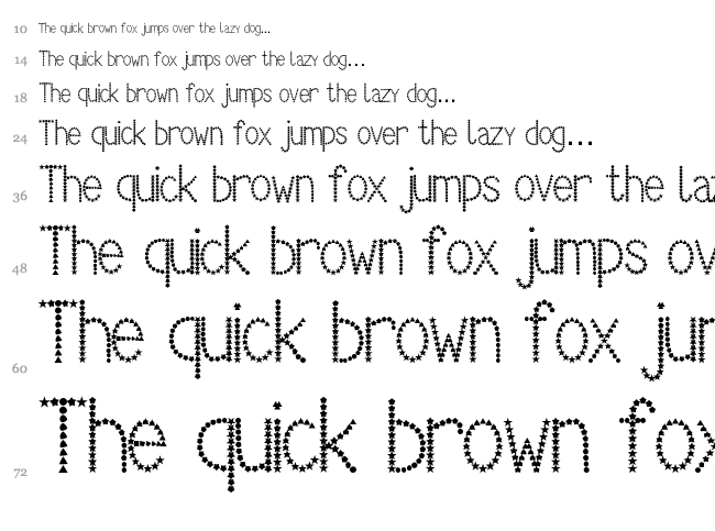 Decor Viper 78 font waterfall